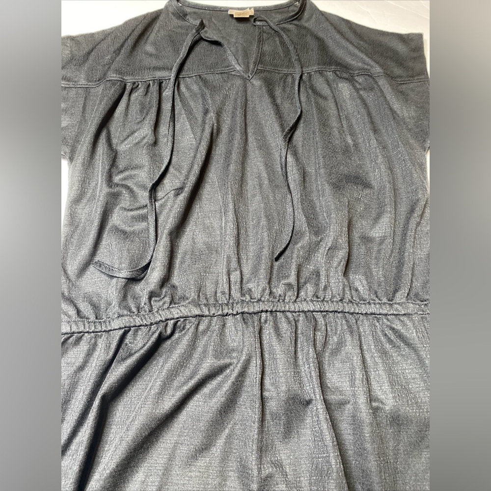 Beeline Fashions Vintage Black Sleeveless  Beach Swimsuit Coverup Large (O)